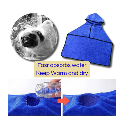 FluffyDry Pet Bathrobe