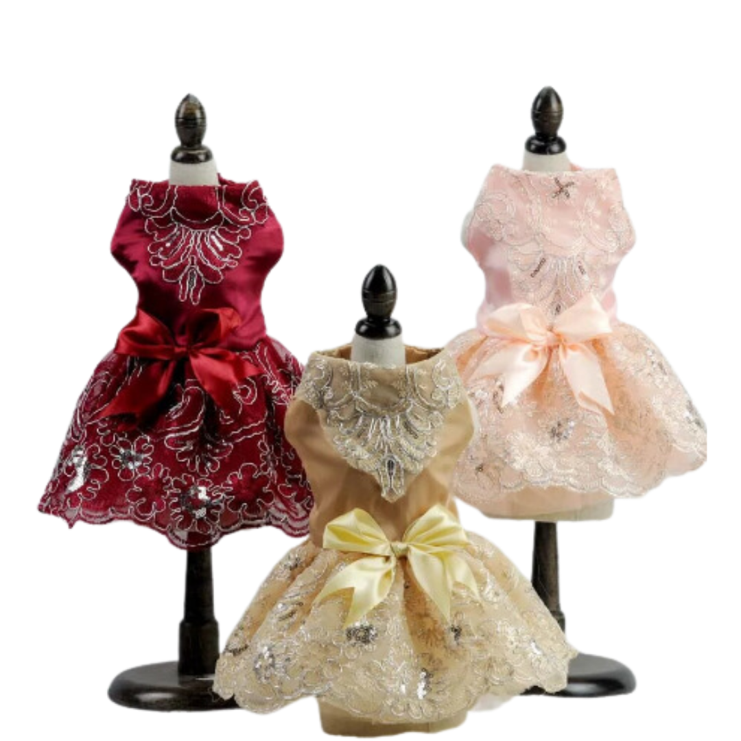 Pet Princess Dress (XS-XL)  - Elegant & Stylish!