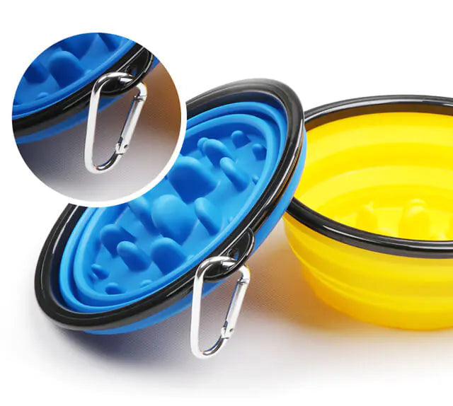 Portable Anti-Gulp Slow Feeder Bowl