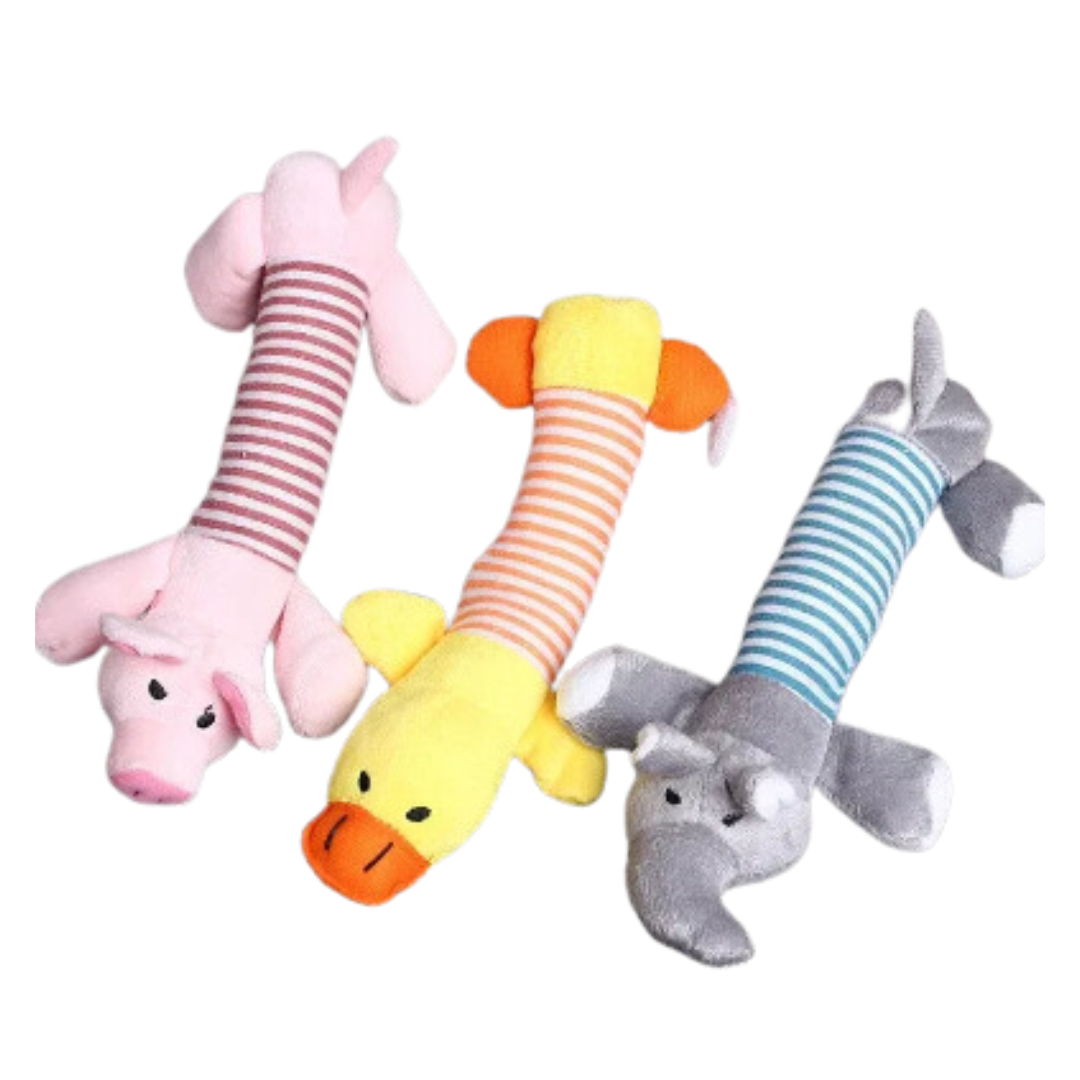 Squeak Plush Dog Toy