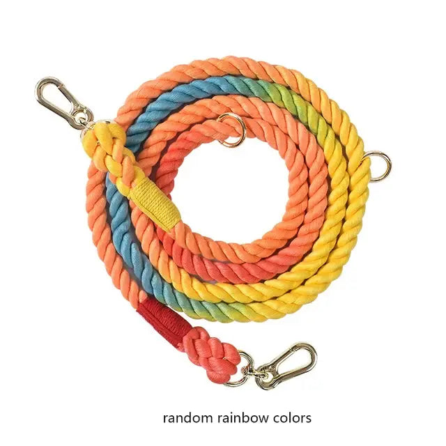 Braided Cotton Dog Leash