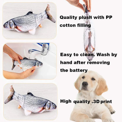 Flopping Fish Interactive Pet Toy