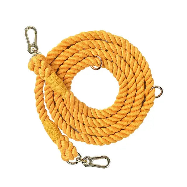 Braided Cotton Dog Leash