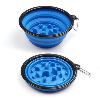 Portable Anti-Gulp Slow Feeder Bowl