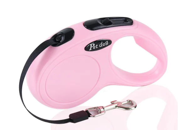 Retractable Dog Leash (with Dispenser and Poop Bags)