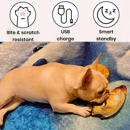 Flopping Fish Interactive Pet Toy