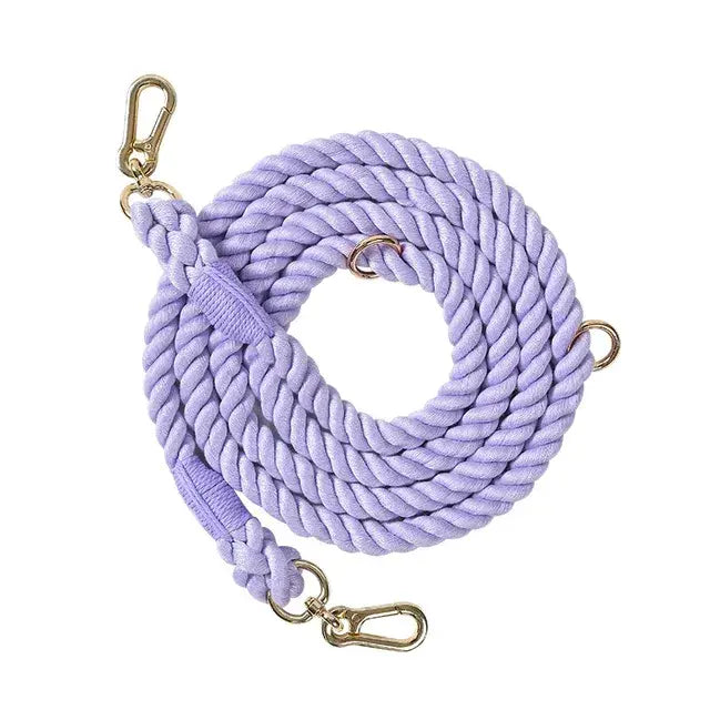 Braided Cotton Dog Leash