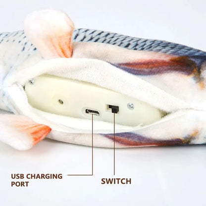 Flopping Fish Interactive Pet Toy