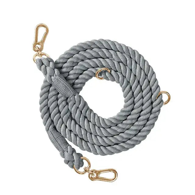 Braided Cotton Dog Leash