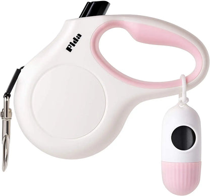 Retractable Dog Leash (with Dispenser and Poop Bags)