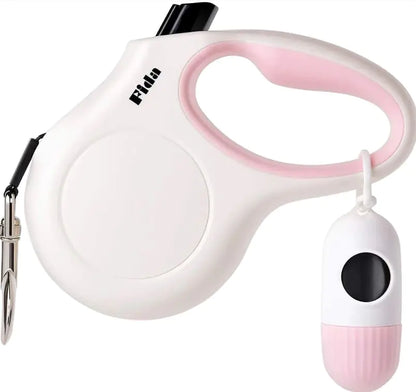 Retractable Dog Leash (with Dispenser and Poop Bags)